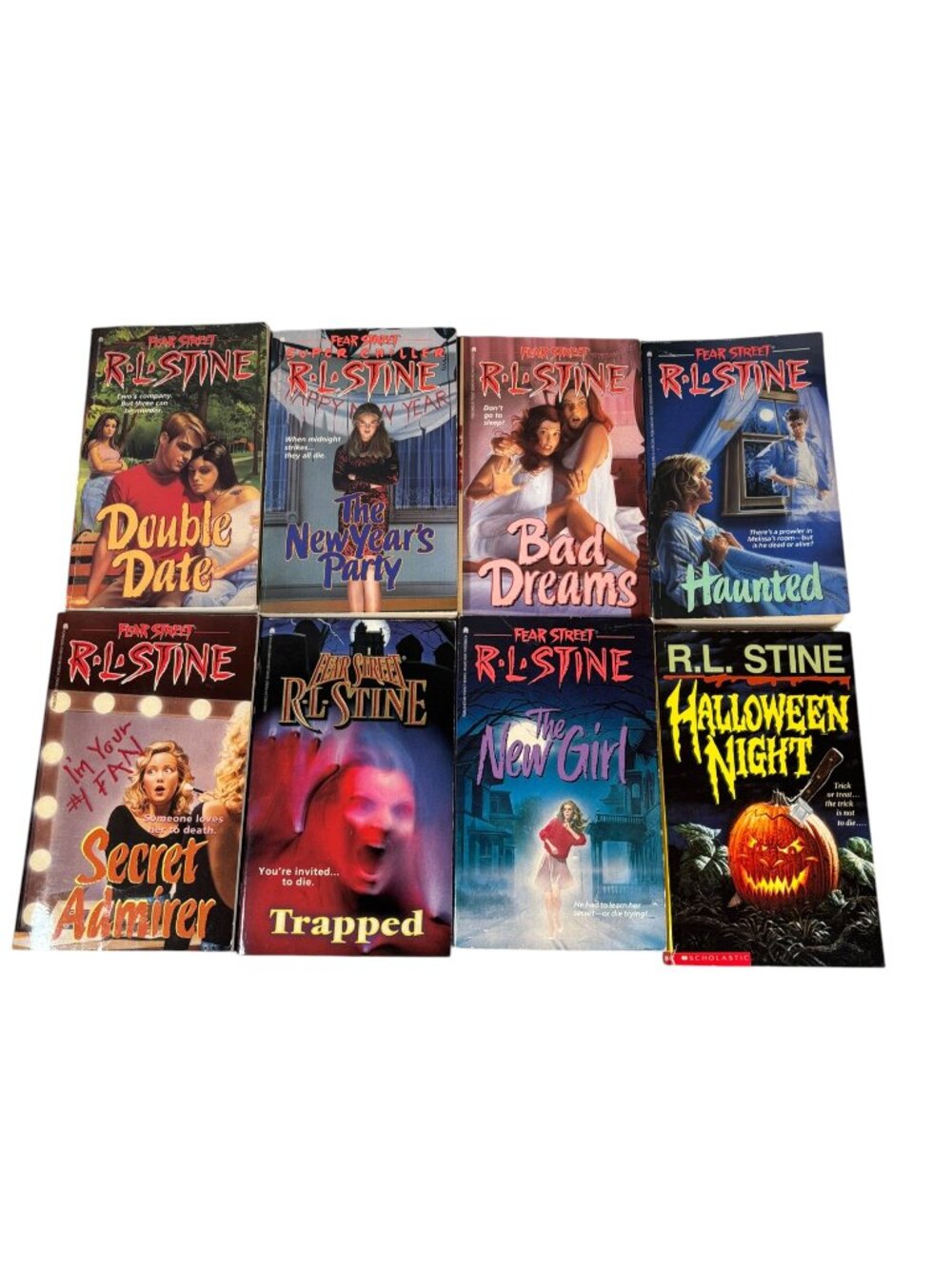 R.L. Stine Fear Street Vintage Book Lot of 8 Paperbacks